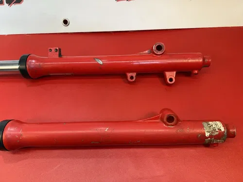 1990 Yamaha YZ80 YZ 80 Front Forks KYB OEM Red
