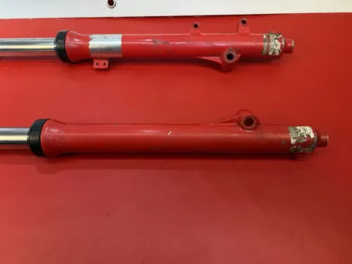 1990 Yamaha YZ80 YZ 80 Front Forks KYB OEM Red
