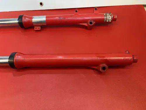1990 Yamaha YZ80 YZ 80 Front Forks KYB OEM Red