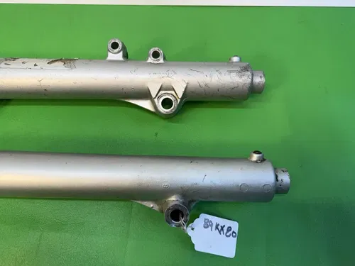1989 OEM KAWASAKI KX80 KX 80 Front Left Right Forks Suspension Big Wheel 19”