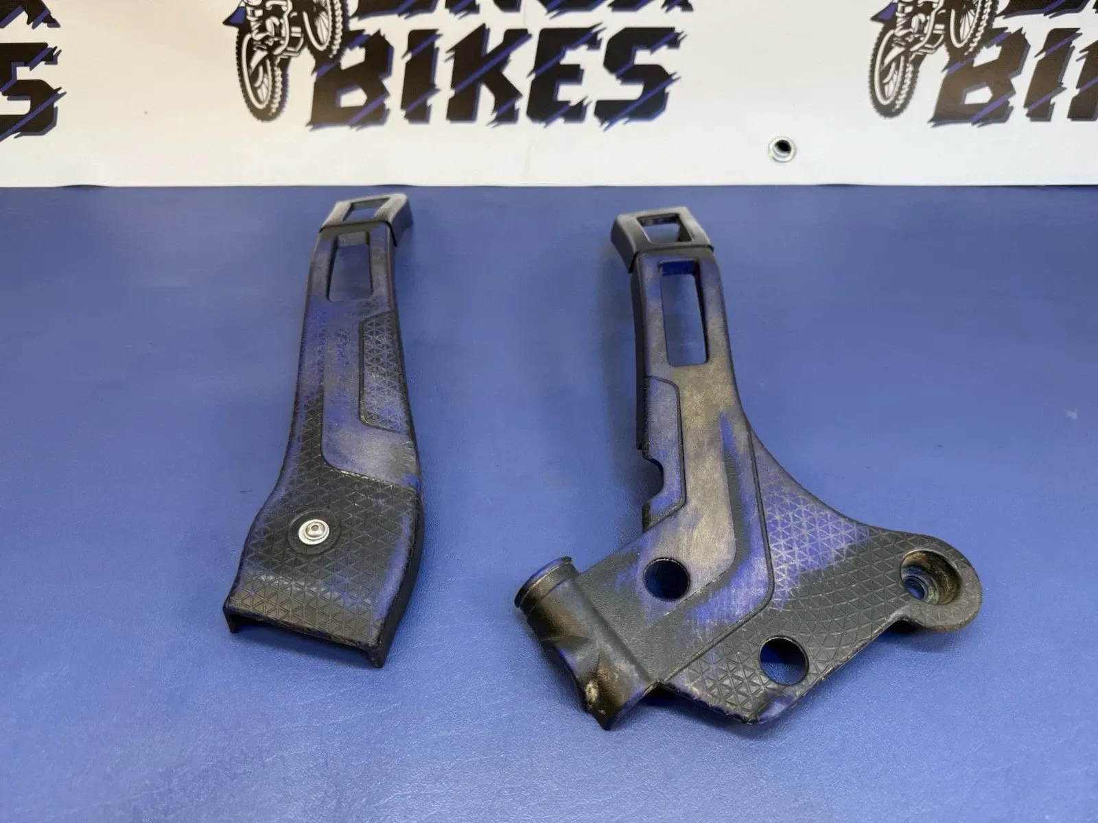 Yamaha YZ125 YZ 125 2005-2020 Polisport Blue Frame Protector