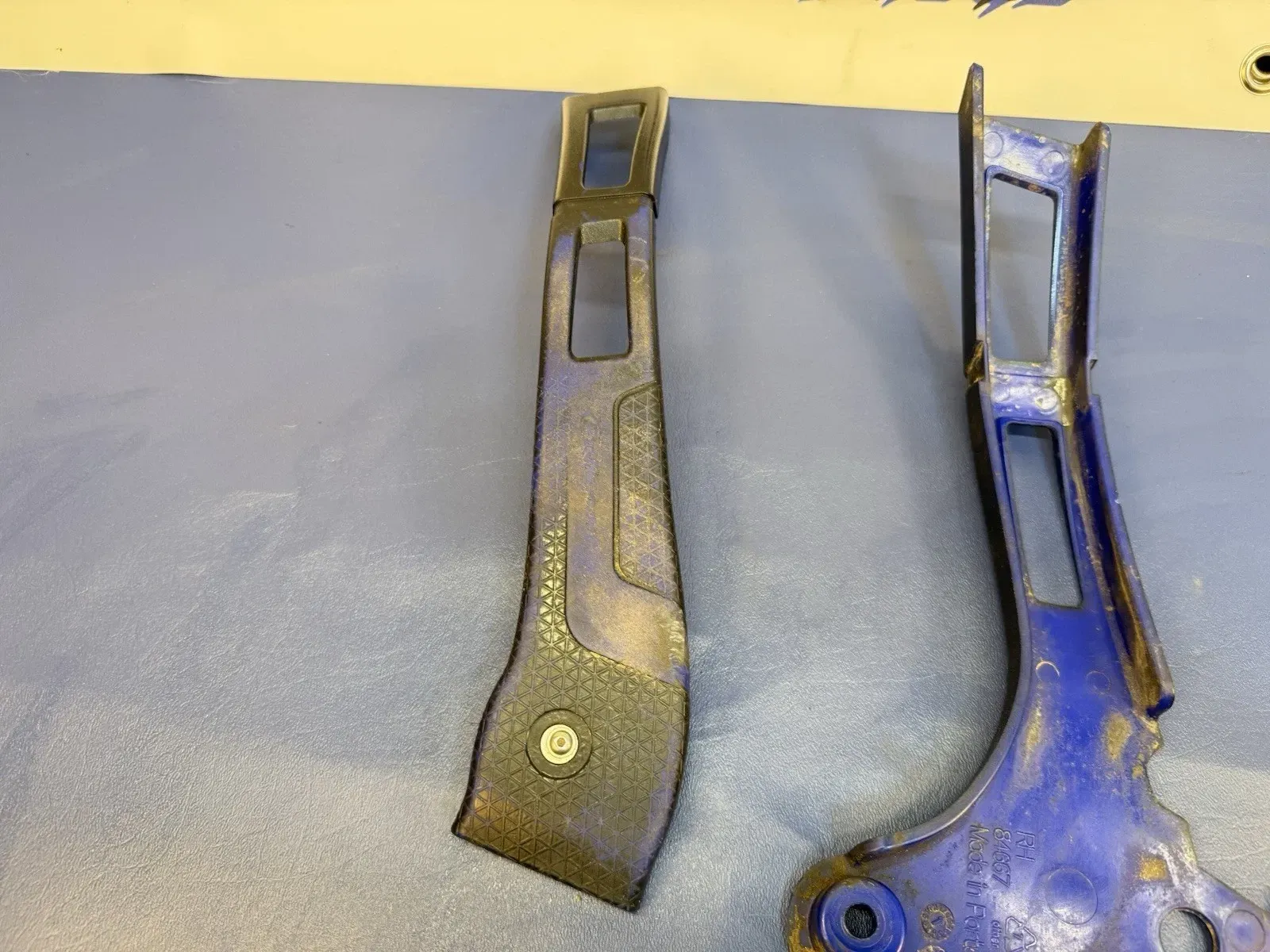 Yamaha YZ125 YZ 125 2005-2020 Polisport Blue Frame Protector