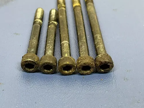 1977 1978 Yamaha IT175 IT 175 Left Side Outer Crankcase Bolts Hex Head