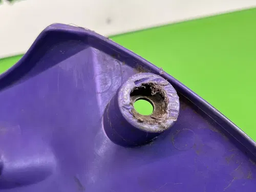 1994 Kawasaki KX80 KX 80 Purple Original OEM Radiator Shroud Plastic Plastics