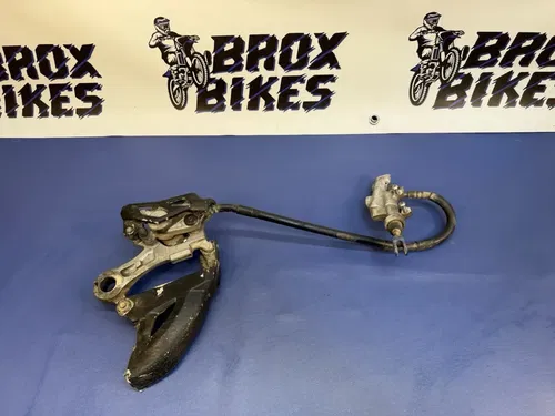 2007 Yamaha YZ125 YZ 125 Rear Brake Caliper Master Cylinder Complete