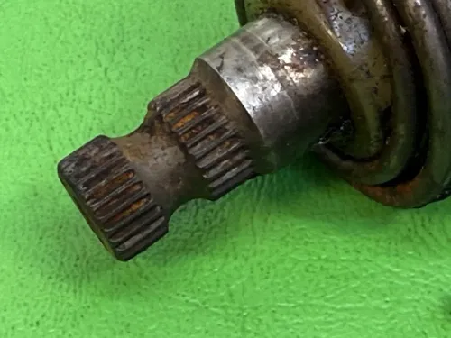 1989 KAWASAKI KX80 KICKSTART KICK START SHAFT W GEAR