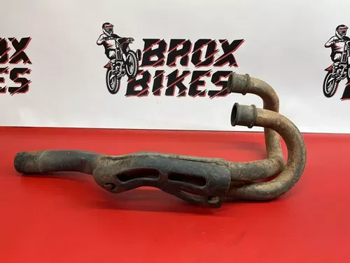 1988 Honda XR250R XR250 XR 250 Exhaust Header and Heat Shield