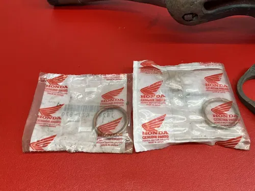 1988 Honda XR250R XR250 XR 250 Exhaust Header and Heat Shield