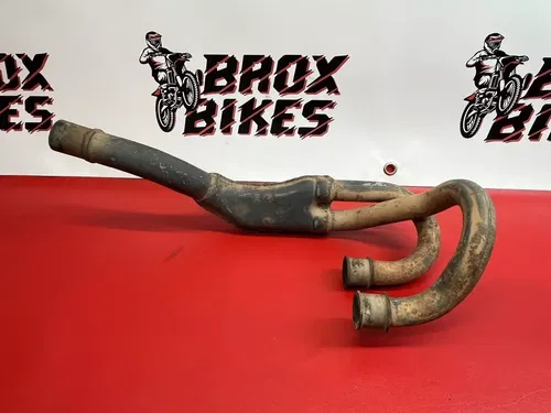 1988 Honda XR250R XR250 XR 250 Exhaust Header and Heat Shield