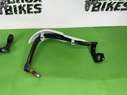 2011 Kawasaki KX250F KX 250F Acerbis Hand guards Bark Busters White