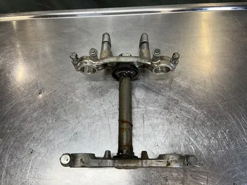 Kawasaki KX60 KX 60 Triple Tree Steering Stem And Clamps