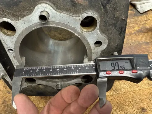 1984 Honda XL600R XL600 XL 600 600R Cylinder and Piston Wrist Pin