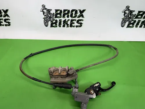2011 09-17 KAWASAKI KX250F KX 250 F FRONT BRAKE ASSEMBLY COMPLETE ASV Snap Back
