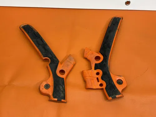 Acerbis 2449525225 X-Grip Frame Guards Orange/Black fits TC 85 14-16/85 SX 09-16