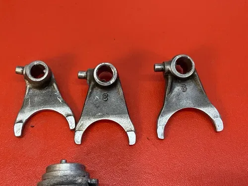1989 - 1991 HONDA CR250 CR250R OEM SHIFT FORKS SHIFT DRUM