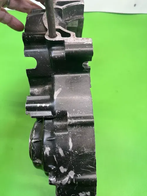 1986 Kawasaki KX125 KX 125 Left Side Crankcase Engine Case Half LS