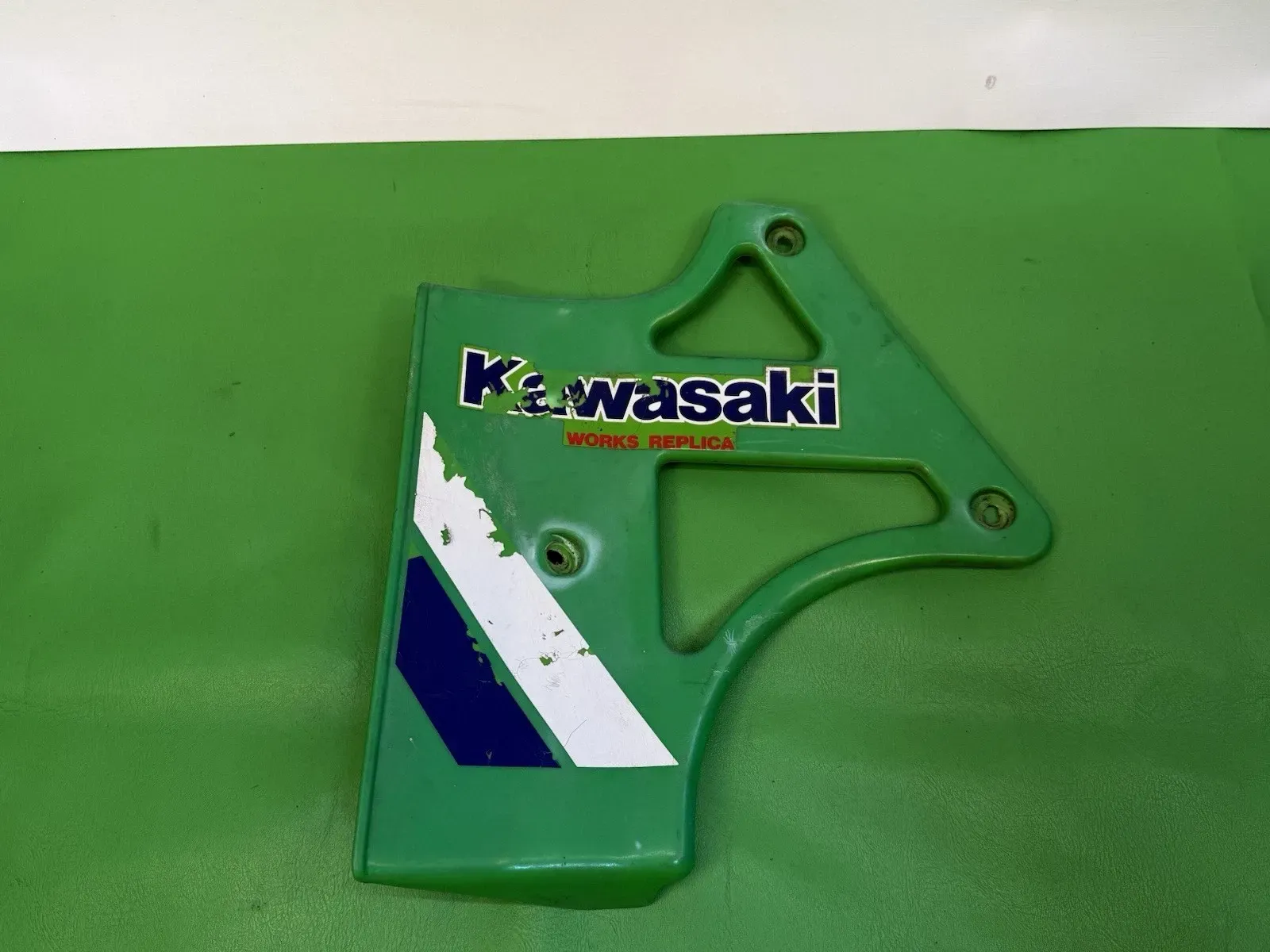 Kawasaki OEM Left Radiator Shroud Works Replica 1986 KX250 KX500 KX 250