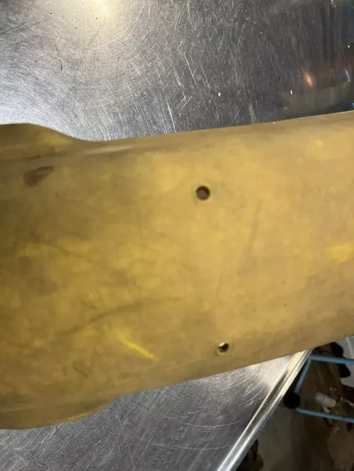 1981 Yamaha YZ125 YZ 125 Front Fender Plastics