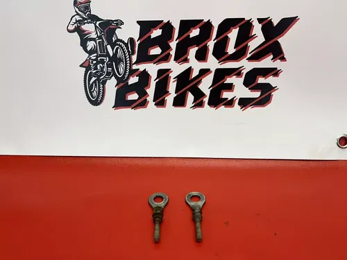 1985 Honda XR80R XR80 Rear Axle Chain Pullers Adjusters