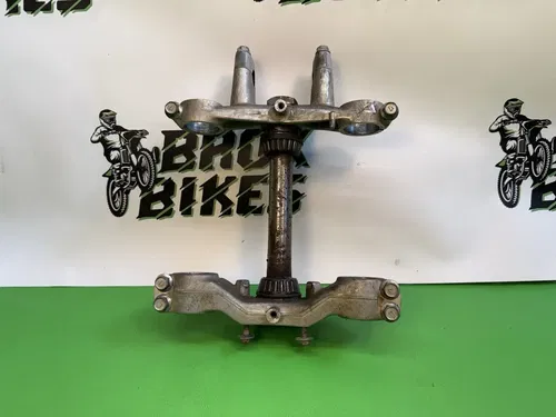 1988 - 1997 Kawasaki KX80 KX 80 Triple Tree Steering Stem Fork Clamp Upper Lower