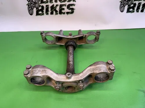 1988 - 1997 Kawasaki KX80 KX 80 Triple Tree Steering Stem Fork Clamp Upper Lower