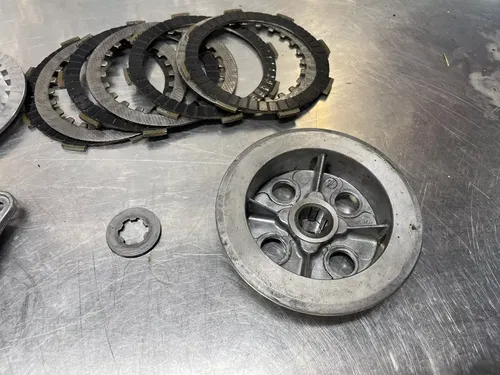 1986 Honda XR80 XR100 Complete Clutch Hub Basket