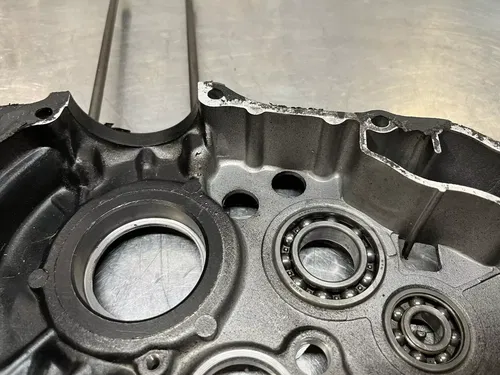 1987 Honda XR80 XR 80 Right Side Engine Crankcase