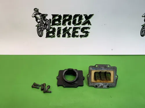 1986 Kawasaki KX250 KX 250 Reed Block Cage Valve Reeds