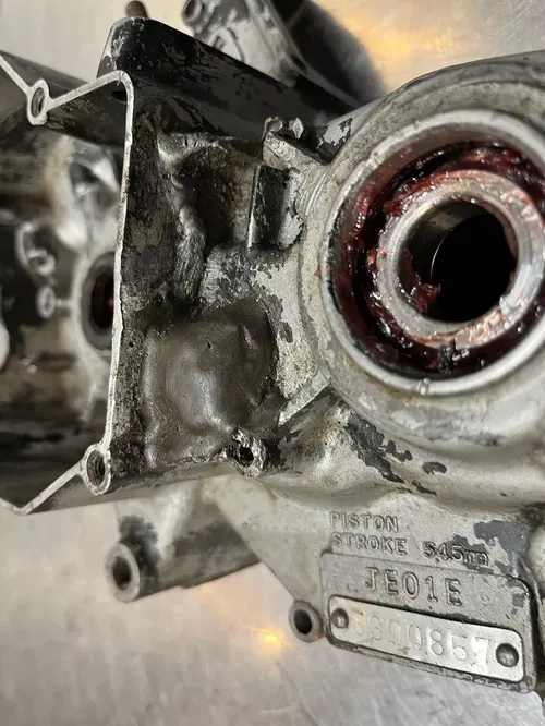 1992 Honda CR125 CR 125 Left Side Engine Case Crankcase 1990 1991