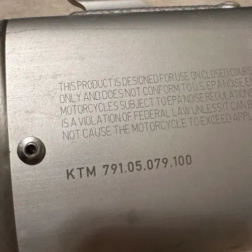 ktm 350 stock exhaust 