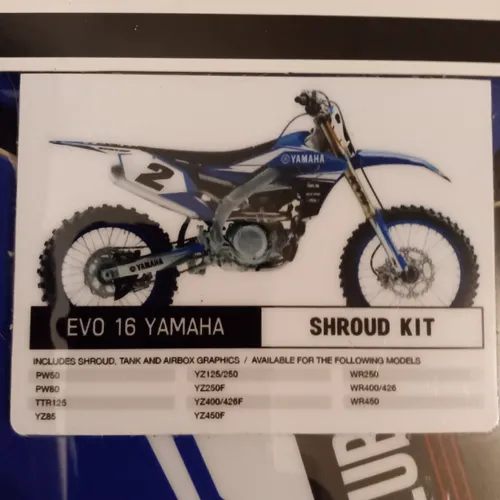 Effex EVO16 Shroud Kit Yamaha 15-19 YZ125/250