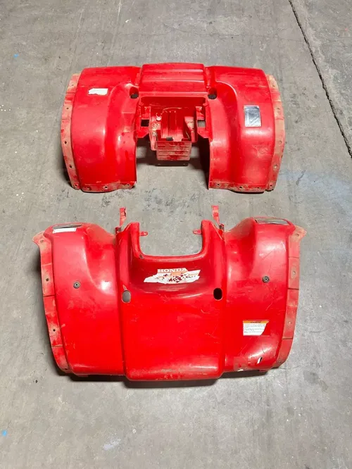 95 Honda Foreman 400 Trx400fw 4x4 OEM LOT Front Rear Fender Plastics Body Red