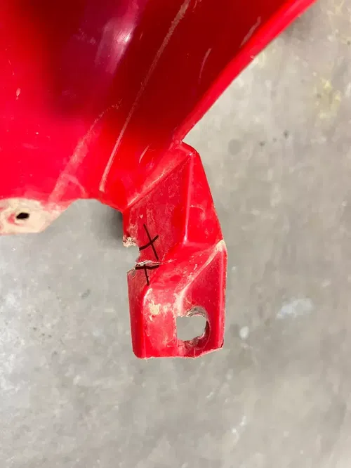 95 Honda Foreman 400 Trx400fw 4x4 OEM LOT Front Rear Fender Plastics Body Red