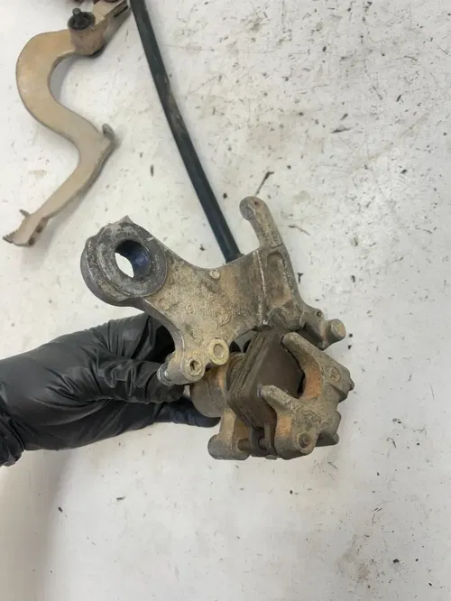 96 1996 Honda CR125R Cr 125 r OEM Rear Back Brake Caliper Master Mount FOR PARTS