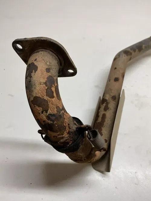 1997 97 Polaris Xplorer 500 4x4  Exhaust Manifold Pipe Muffler Silencer Spring