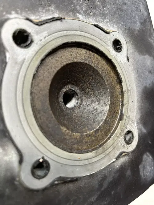 1990 90 Yamaha RT180 RT 180 rt OEM Cylinder Head Cap Dome  #3