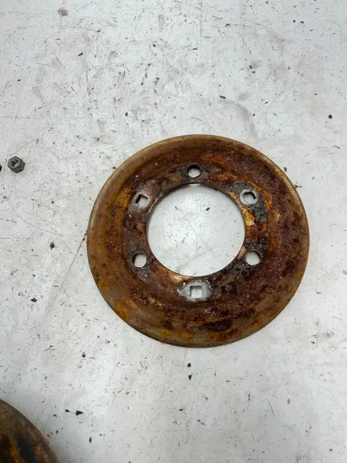 1983 83 Yamaha Tri-Moto 125 YT125 K STRAIGHT Front Wheel Rim  9 X 8.5.