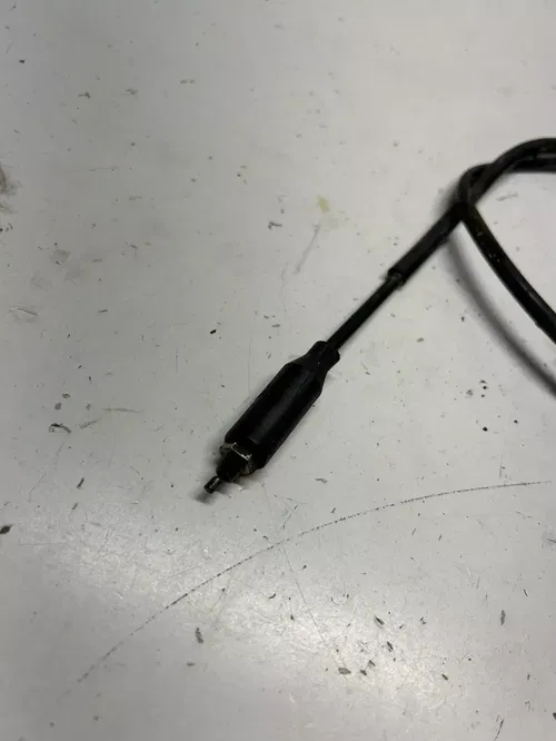 2002 02 Kawasaki KX65 Kx 65 -A OEM Throttle Cable Mount Perch Tube Assembly
