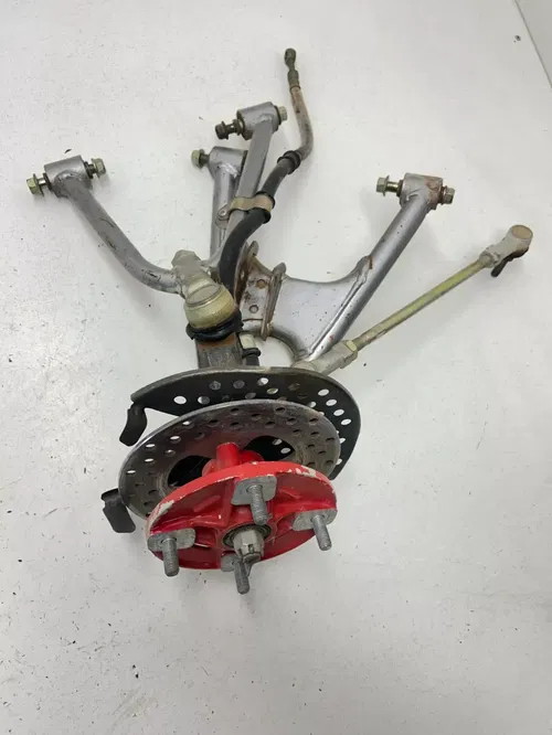 87 1987 Honda TRX250X Trx 250 x 2x4 OEM LR Front Control A Arm Spindle Hubs Arms