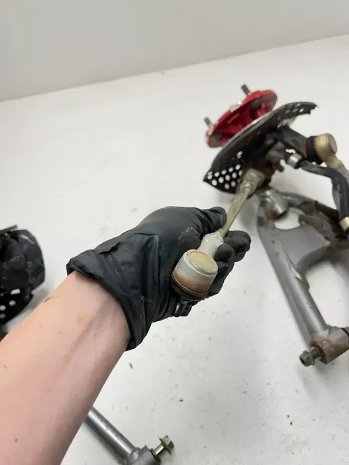 87 1987 Honda TRX250X Trx 250 x 2x4 OEM LR Front Control A Arm Spindle Hubs Arms