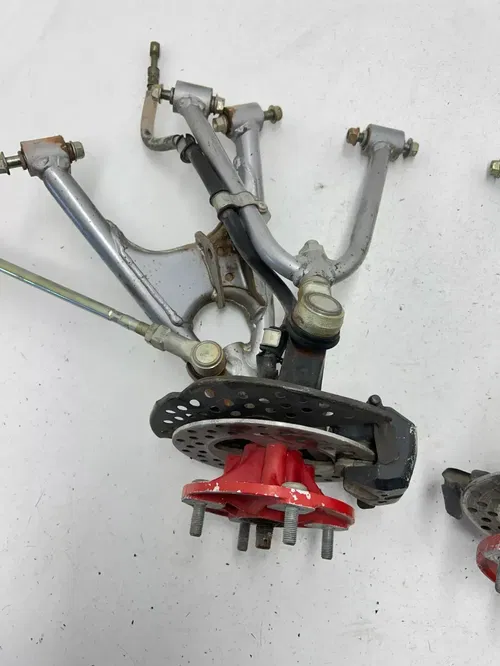 87 1987 Honda TRX250X Trx 250 x 2x4 OEM LR Front Control A Arm Spindle Hubs Arms