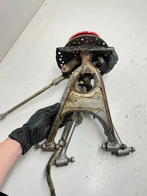 87 1987 Honda TRX250X Trx 250 x 2x4 OEM LR Front Control A Arm Spindle Hubs Arms