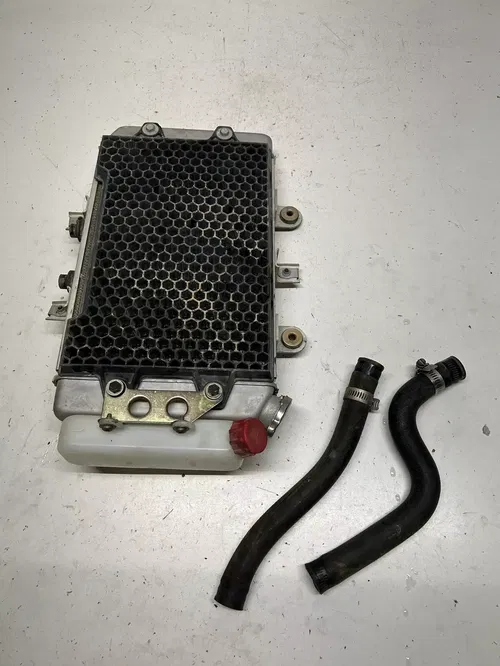 2005 05 Polaris Predator 500 OEM LOT Radiator Rad Guard Reservoir Line Tank Cap
