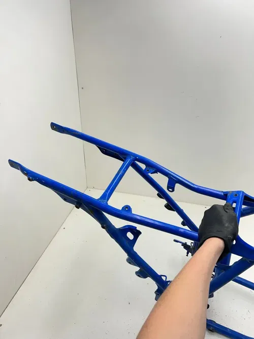 1991 91 Suzuki DR650D dr 650 s Blue Main Frame Body Assembly Chassis BOS! READ