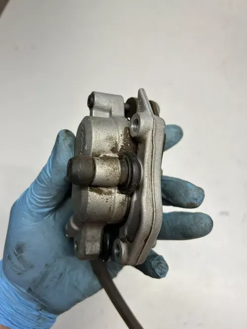 2005 05 Honda CRF450R crf 450r GOOD! Front Brake Caliper Master Line BREAKAWAY