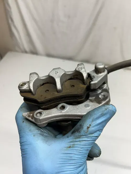 2005 05 Honda CRF450R crf 450r GOOD! Front Brake Caliper Master Line BREAKAWAY