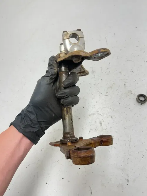 72 1972 Honda SL70 sl 70 OEM Triple Clamps Tree Steering Post READ