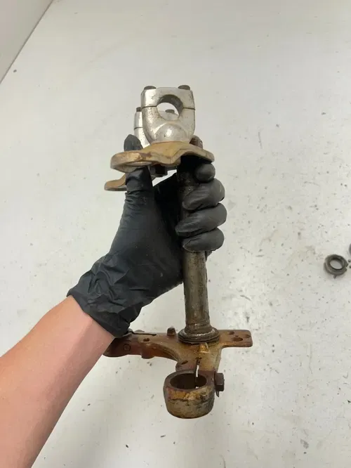 72 1972 Honda SL70 sl 70 OEM Triple Clamps Tree Steering Post READ