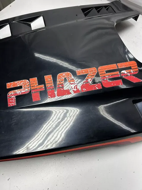 1985 85 YAMAHA PHAZER 480 PZ480 EJ OEM Hood Nose Cone Hinge Plastic Fender Front
