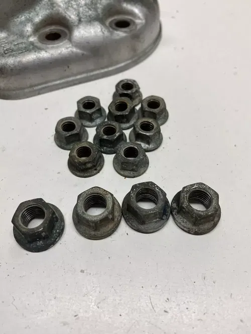 1991 91 KDX 250 - D KAWASAKI kdx250 GOOD Cylinder Head Cap W Nuts Free Ship